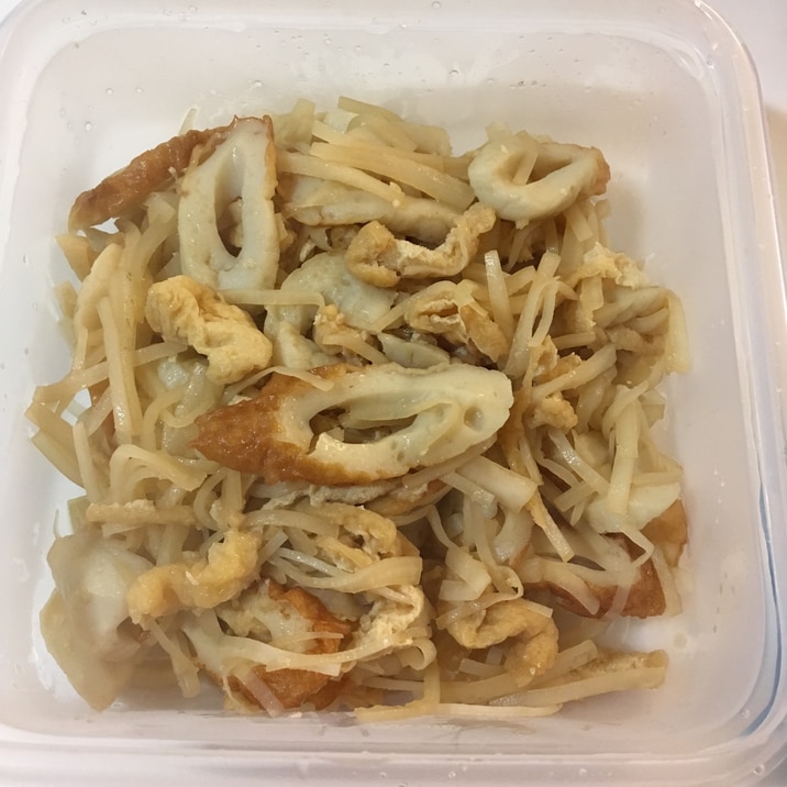 ちくわと大根の皮の炒め物